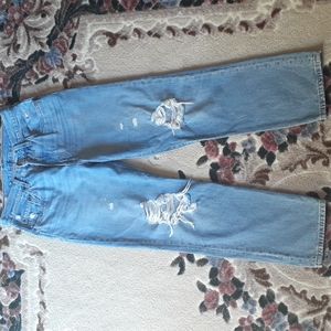 Vintage 90s Levi's 501 Distressed High Waisted Jeans 26X26